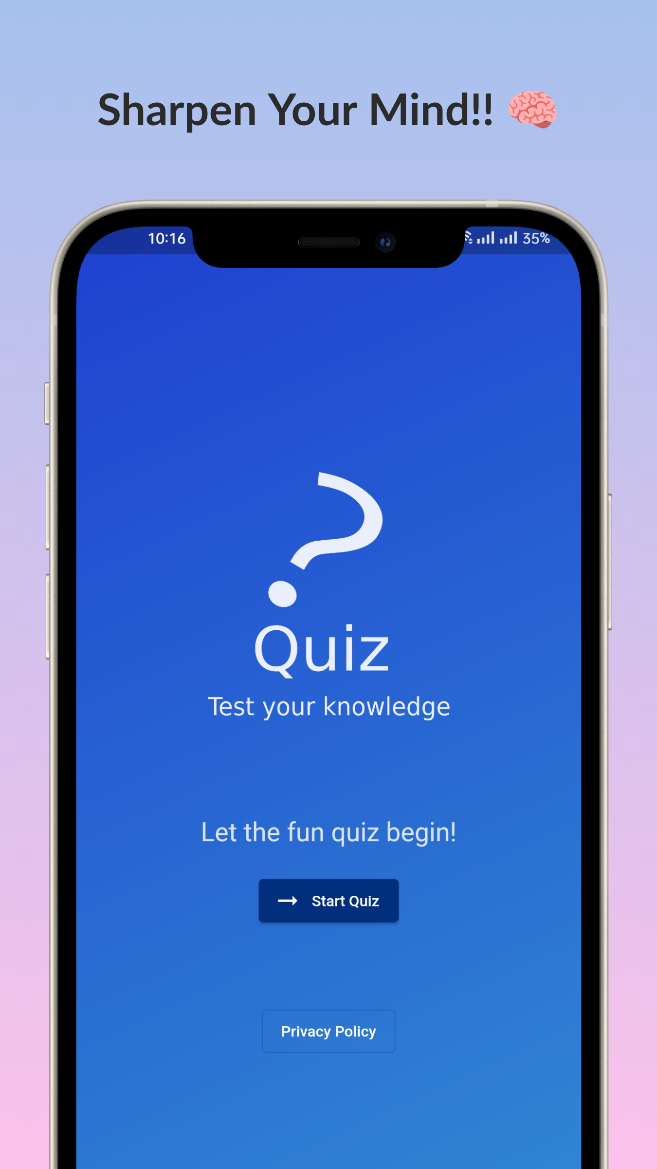 QuickQuiz App